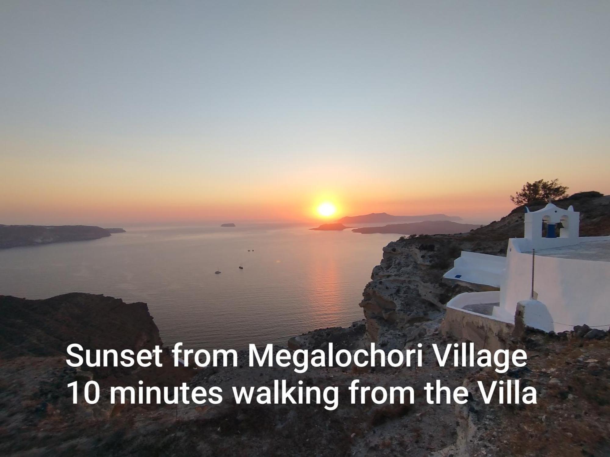 Aidos Villa Santorini 梅加洛克里 外观 照片